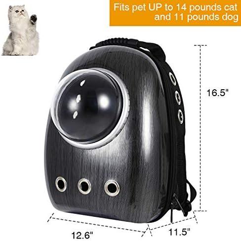 Cat Backpack Portable Travel Pet Carrier,Space Capsule Bubble Design,Waterproof Handbag Backpack for Cat and Small Dog Mutil Colors to Choose