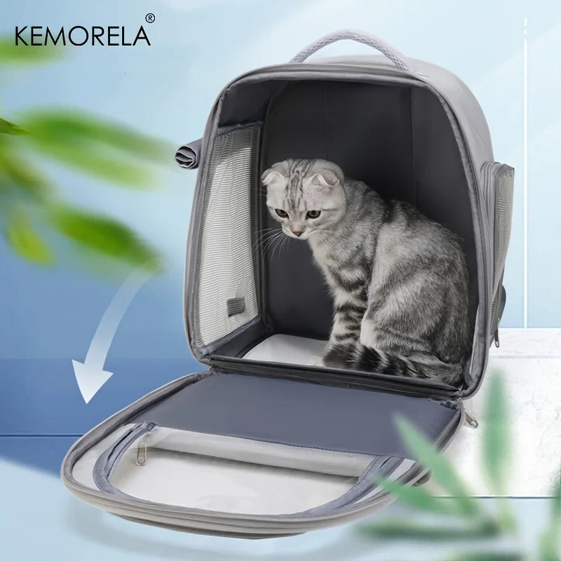 Pet Backpack for Cats And Dogs Large Outdoor Transparent Capsule Breathable Carrying Bag Pet Supplies Cat Backpack