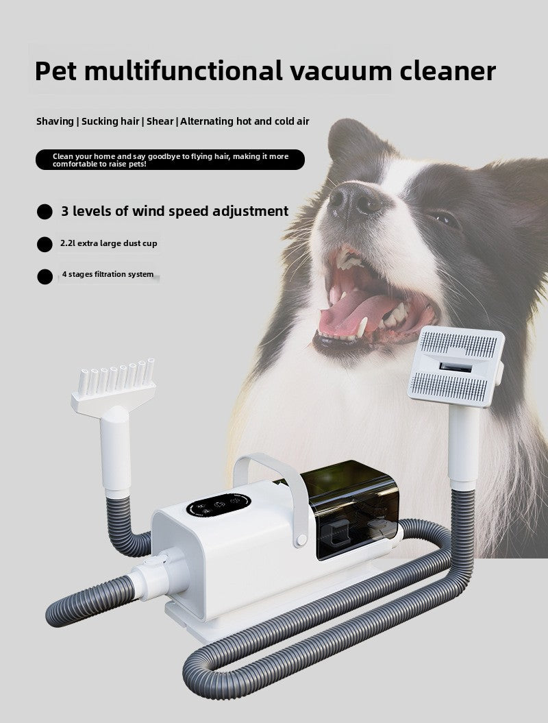Dog Grooming Vacuum Cleaner Kit 11000PA High Power Pet Hair Remover for Shedding