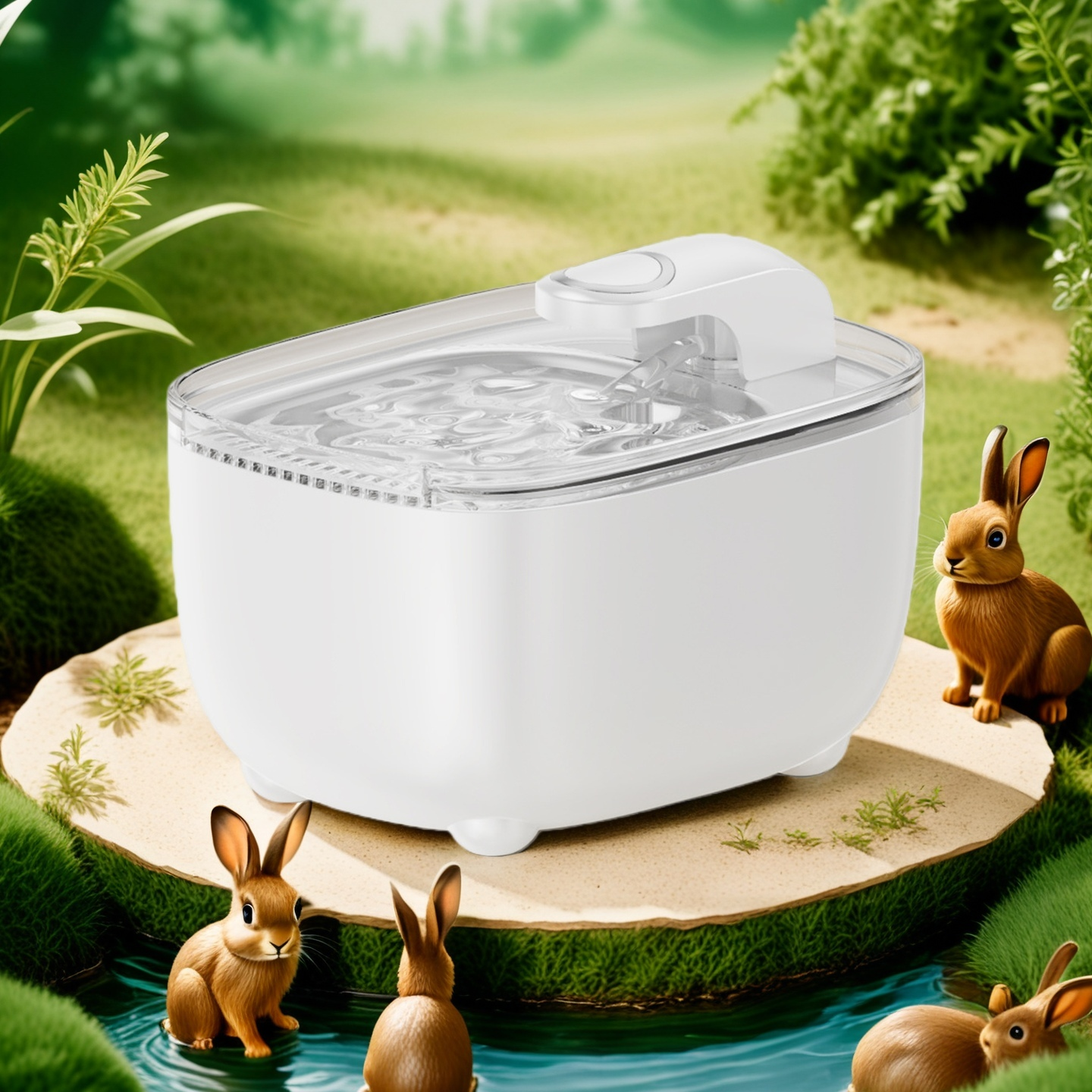 Automatic Water Dispenser for Cats Smart Pet Fountain with Filtration System Flowing Fresh Water