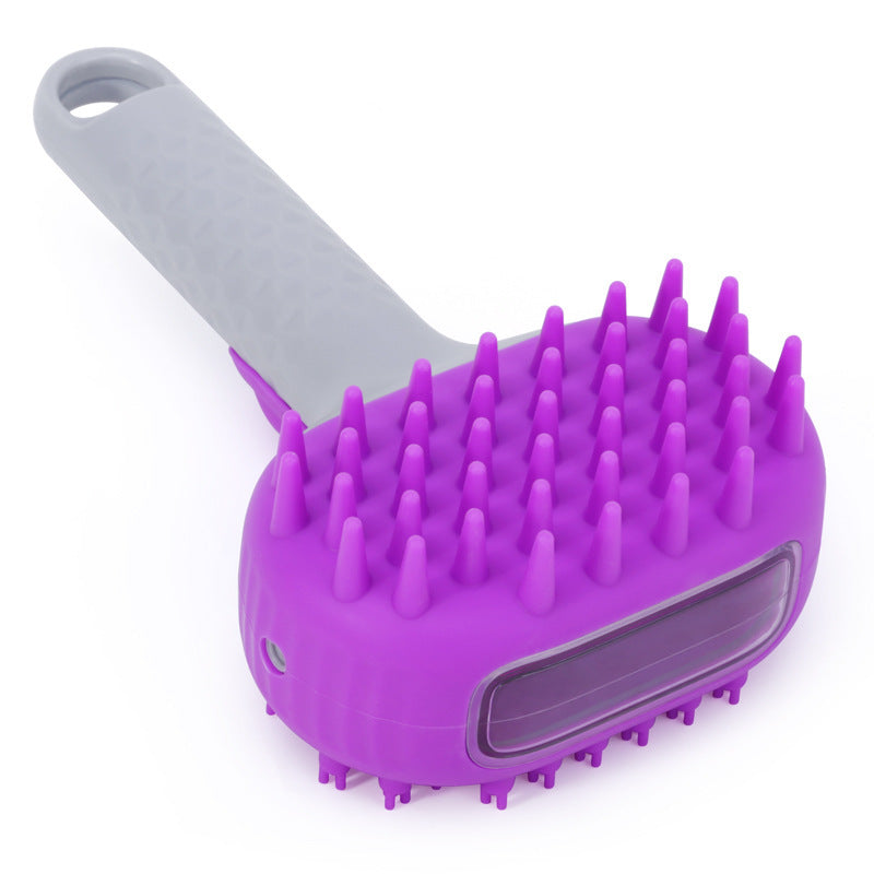 Dual Sided Pet Grooming Brush for Dogs Cats Massage Bath Shedding Deshedding Comb Professional Pet Care Tool