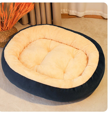 Winter Warm Thickened Dog Bed Cat Nest Chew Resistant Pet Mat for Cold Weather