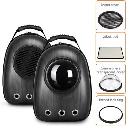 Cat Backpack Portable Travel Pet Carrier,Space Capsule Bubble Design,Waterproof Handbag Backpack for Cat and Small Dog Mutil Colors to Choose