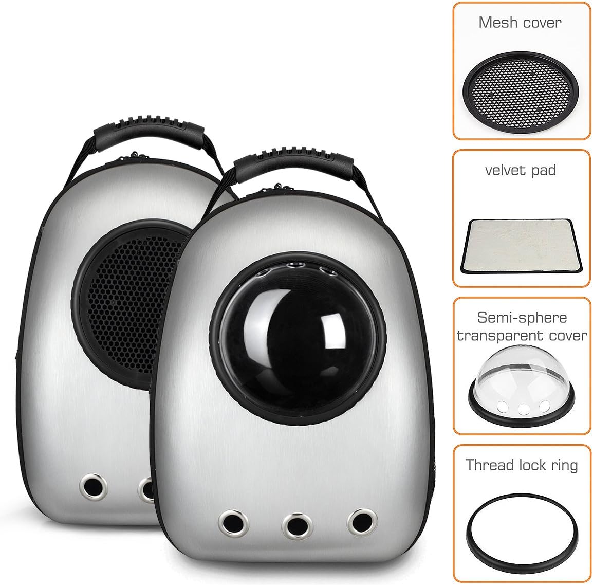 Cat Backpack Portable Travel Pet Carrier,Space Capsule Bubble Design,Waterproof Handbag Backpack for Cat and Small Dog Mutil Colors to Choose