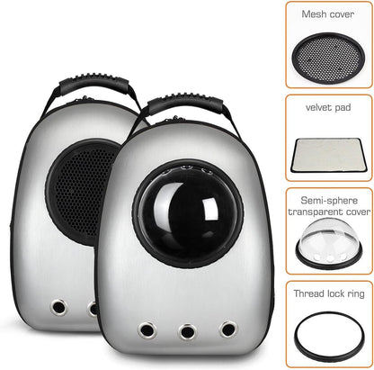Cat Backpack Portable Travel Pet Carrier,Space Capsule Bubble Design,Waterproof Handbag Backpack for Cat and Small Dog Mutil Colors to Choose