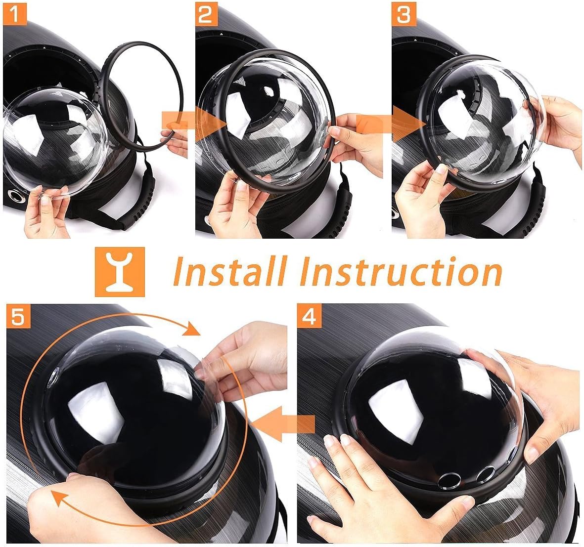 Cat Backpack Portable Travel Pet Carrier,Space Capsule Bubble Design,Waterproof Handbag Backpack for Cat and Small Dog Mutil Colors to Choose