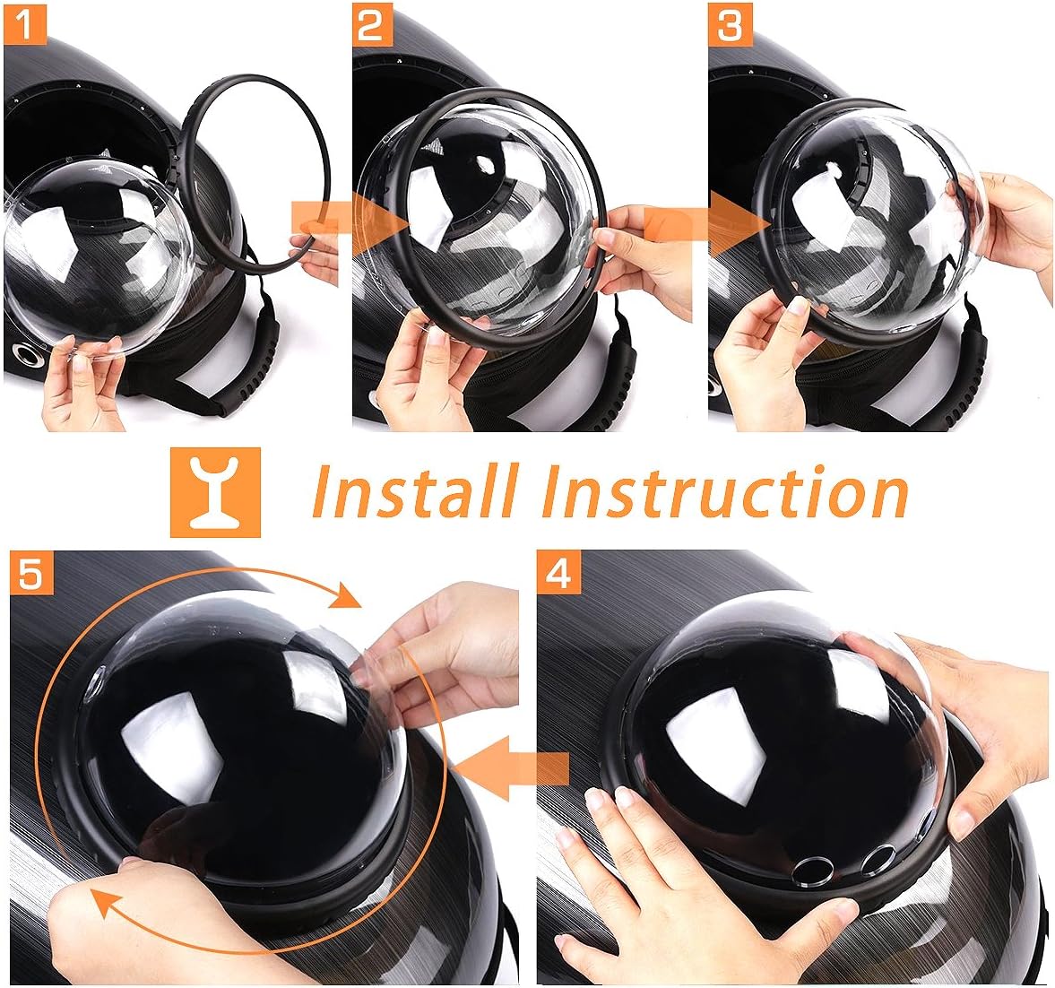 Cat Backpack Portable Travel Pet Carrier,Space Capsule Bubble Design,Waterproof Handbag Backpack for Cat and Small Dog Mutil Colors to Choose