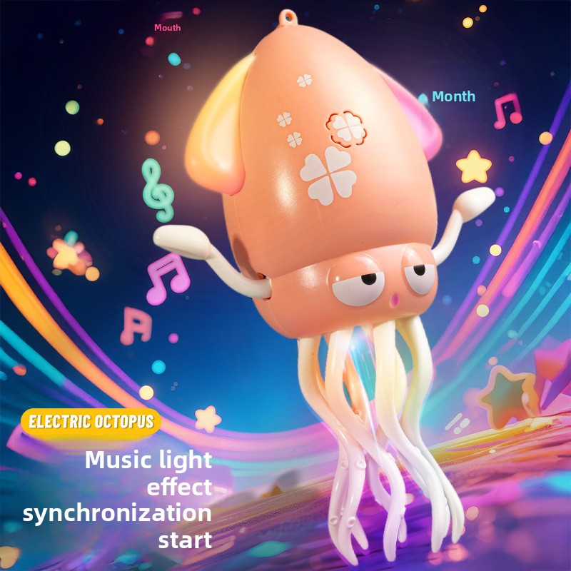 Hot Selling Electric Dancing Octopus Toy Interactive Pet Toy with Motion Sensor Fun and Playful for Cats Dogs