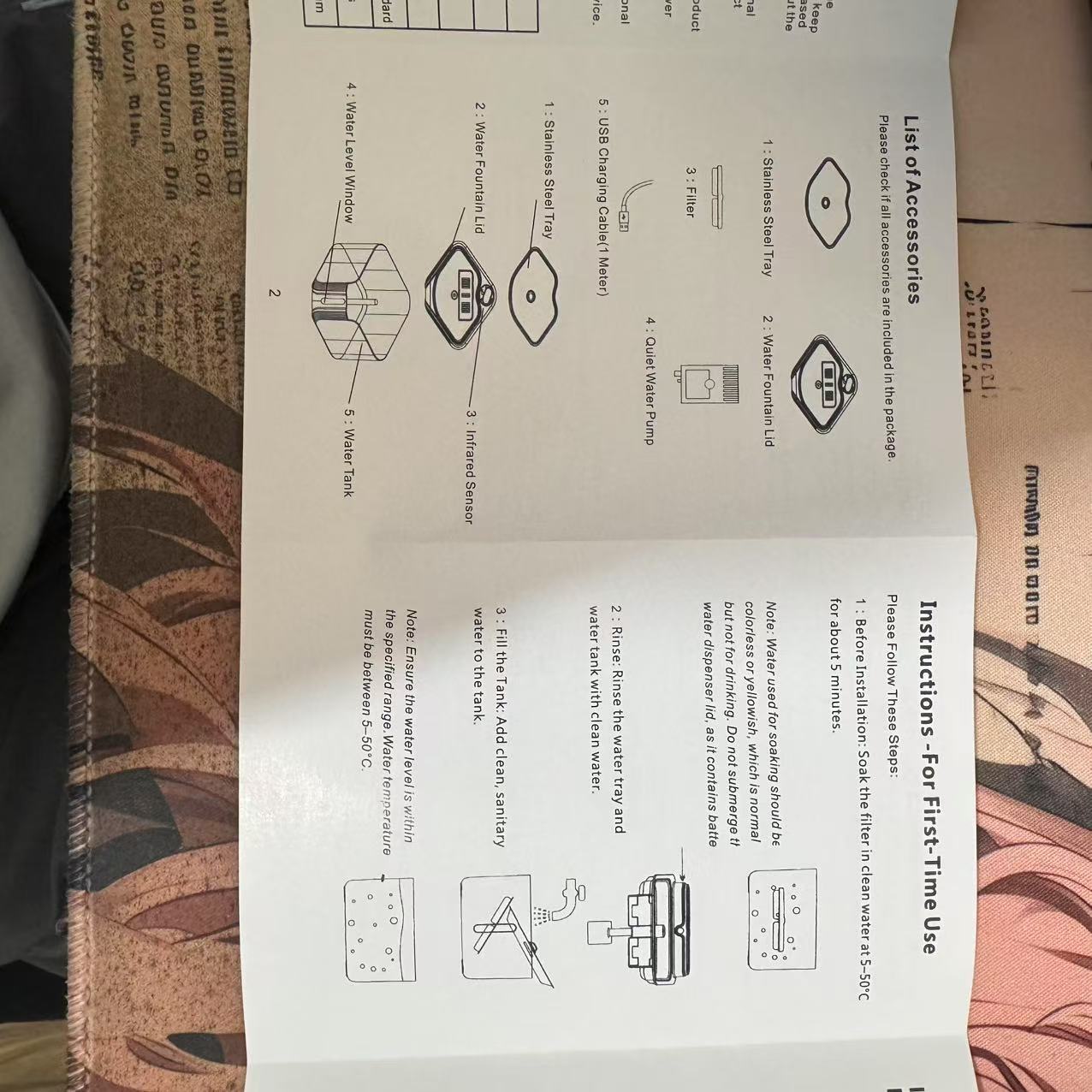 Automatic Pet Water Dispenser Wireless Smart Fountain for Cats and Dogs with Filter