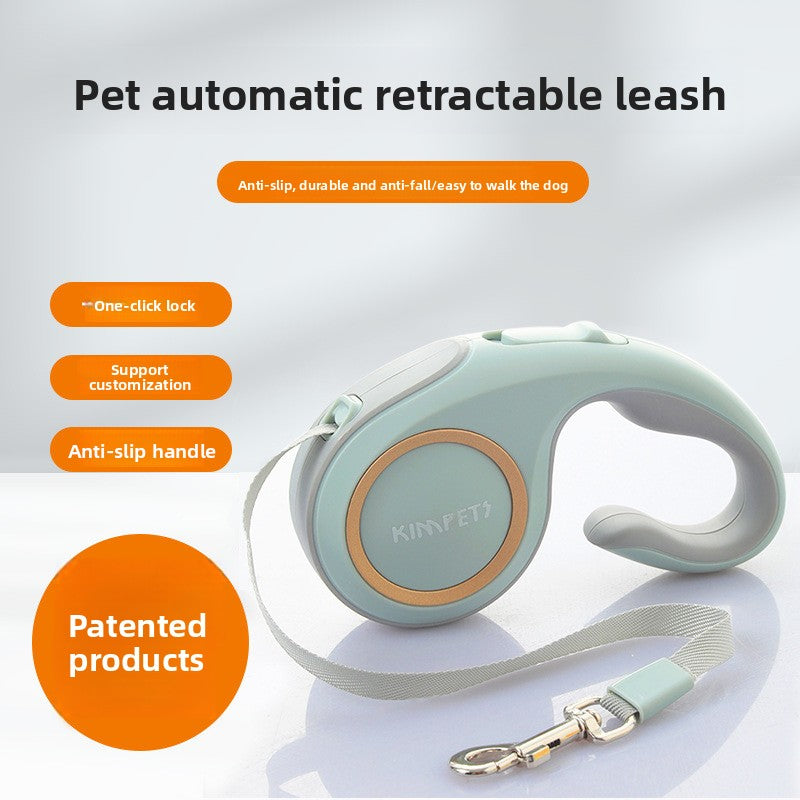 Retractable Dog Leash with Comfortable Handle for Easy Walking and Training