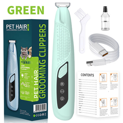 Pet grooming Professional Electric Dog Grooming Clipper Cat Hair Trimmer Low Noise Rechargeable Pet Shaver for Dogs Cats