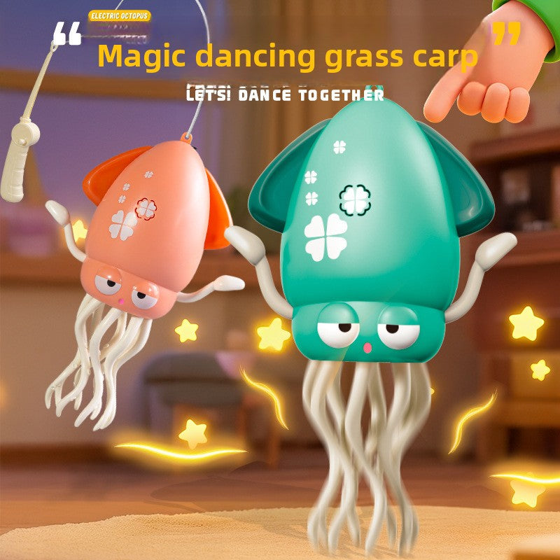 Hot Selling Electric Dancing Octopus Toy Interactive Pet Toy with Motion Sensor Fun and Playful for Cats Dogs