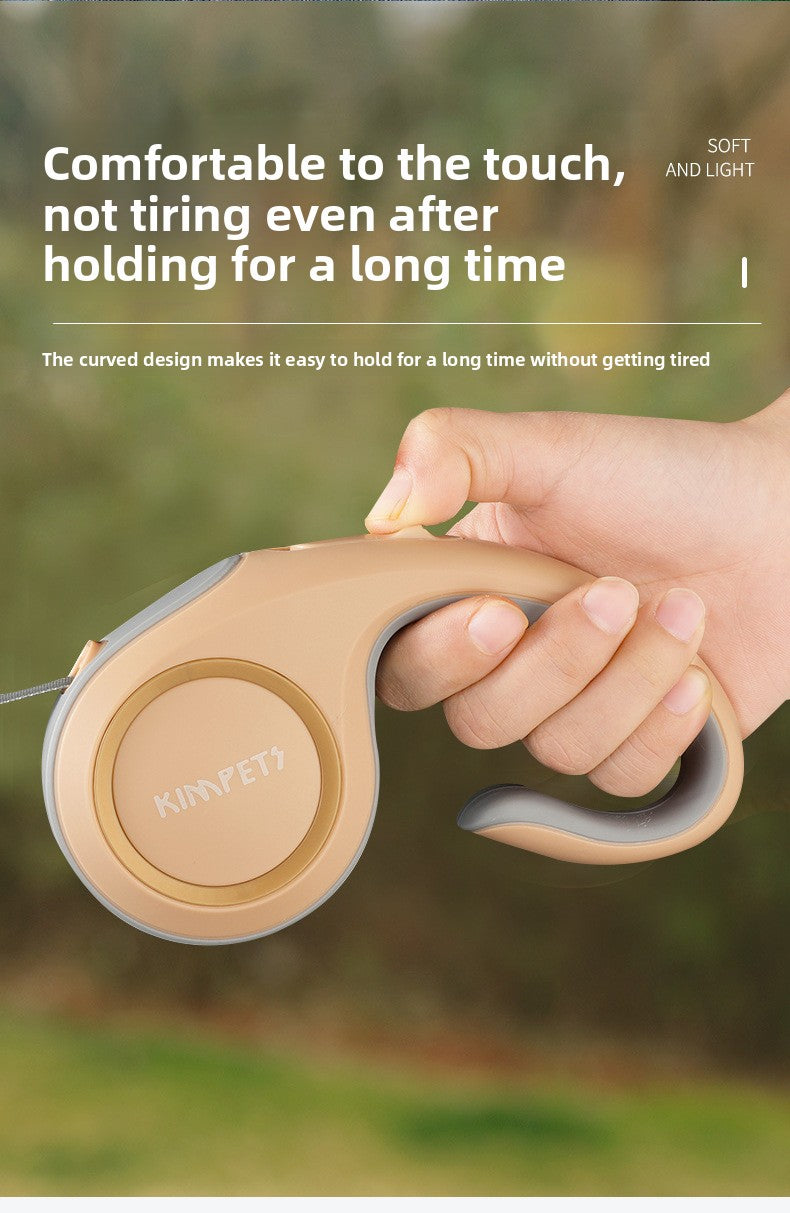 Retractable Dog Leash with Comfortable Handle for Easy Walking and Training