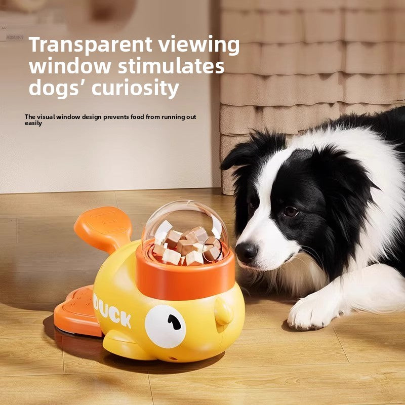 Interactive Pet Toy Treat Dispenser with Freeze Dried Launcher for Dogs Cats Fun Boredom Relief