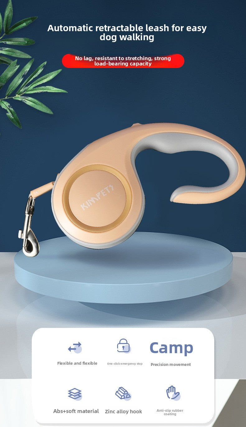 Retractable Dog Leash with Comfortable Handle for Easy Walking and Training