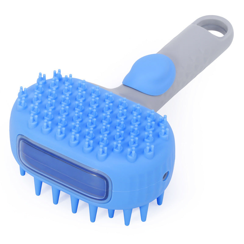 Dual Sided Pet Grooming Brush for Dogs Cats Massage Bath Shedding Deshedding Comb Professional Pet Care Tool