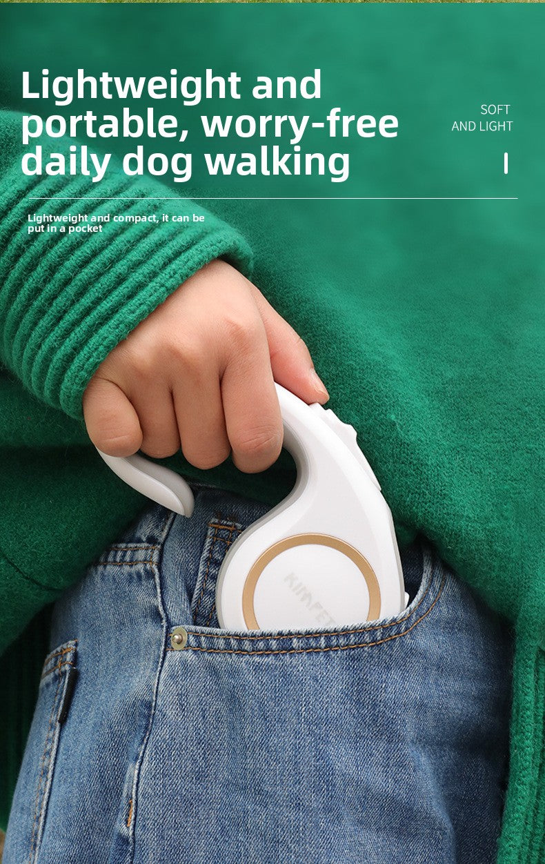 Retractable Dog Leash with Comfortable Handle for Easy Walking and Training