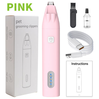 Pet grooming Professional Electric Dog Grooming Clipper Cat Hair Trimmer Low Noise Rechargeable Pet Shaver for Dogs Cats