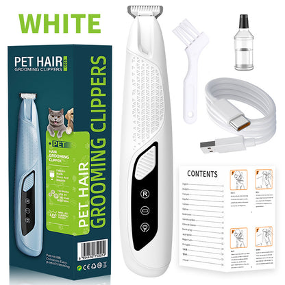 Pet grooming Professional Electric Dog Grooming Clipper Cat Hair Trimmer Low Noise Rechargeable Pet Shaver for Dogs Cats