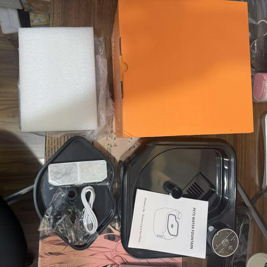 Automatic Pet Water Dispenser Wireless Smart Fountain for Cats and Dogs with Filter