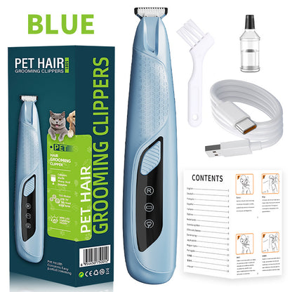 Pet grooming Professional Electric Dog Grooming Clipper Cat Hair Trimmer Low Noise Rechargeable Pet Shaver for Dogs Cats