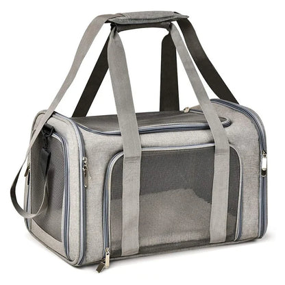 Portable Dog Cat Carrier Bag Soft Side Backpack Pet Carriers Dog Travel Bags Airline Approved Transport  Outgoing Pets Handbag Cat Backpack