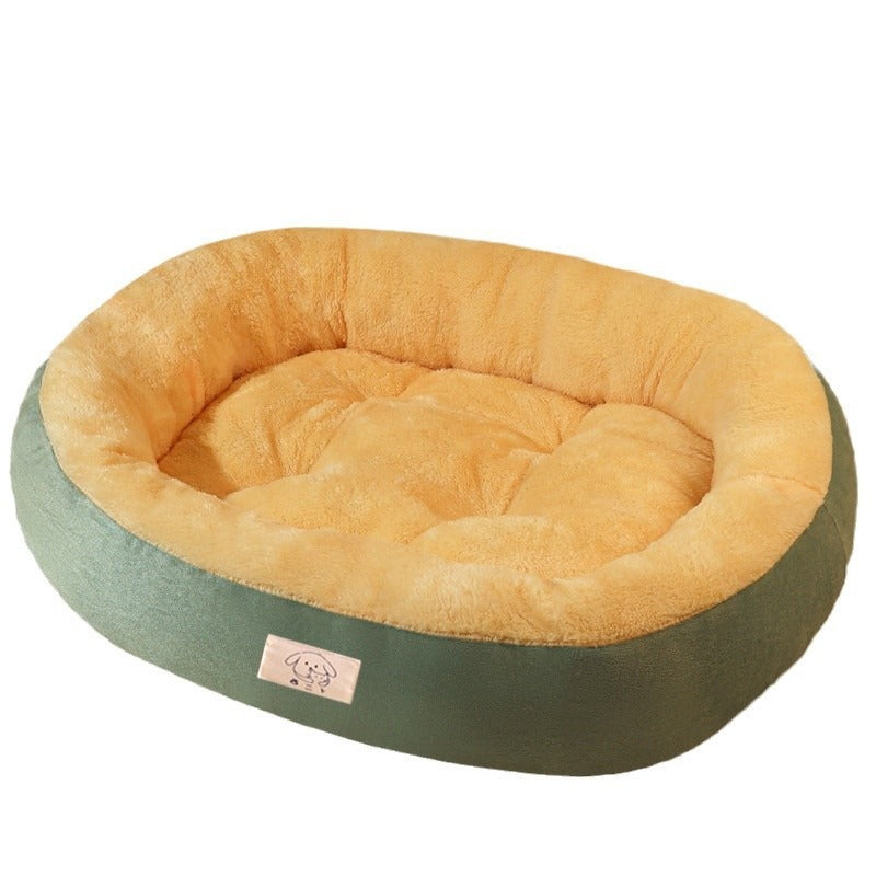 Winter Warm Thickened Dog Bed Cat Nest Chew Resistant Pet Mat for Cold Weather