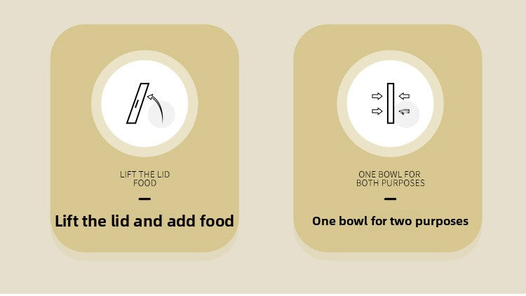 Automatic Cat Feeder and Water Fountain Combo for Pets Smart Dog Food Dispenser with Bowl