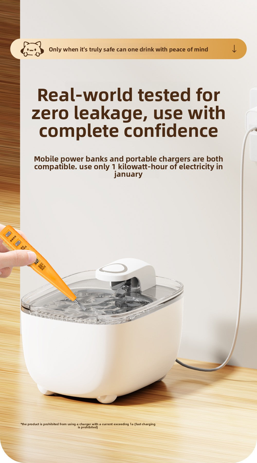 Automatic Water Dispenser for Cats Smart Pet Fountain with Filtration System Flowing Fresh Water