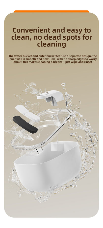 Automatic Water Dispenser for Cats Smart Pet Fountain with Filtration System Flowing Fresh Water