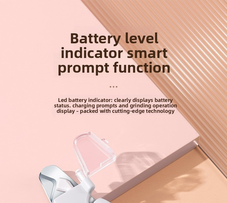 Pet grooming USB Rechargeable Electric Nail Grinder for Cats Dogs 2 in 1 Pet Nail Clipper and Trimmer