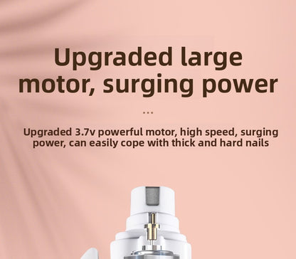 Pet grooming USB Rechargeable Electric Nail Grinder for Cats Dogs 2 in 1 Pet Nail Clipper and Trimmer