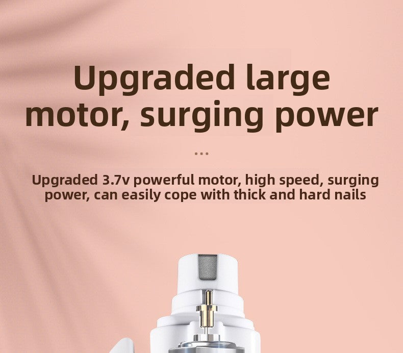 Pet grooming USB Rechargeable Electric Nail Grinder for Cats Dogs 2 in 1 Pet Nail Clipper and Trimmer