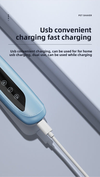 Pet grooming Professional Electric Dog Grooming Clipper Cat Hair Trimmer Low Noise Rechargeable Pet Shaver for Dogs Cats