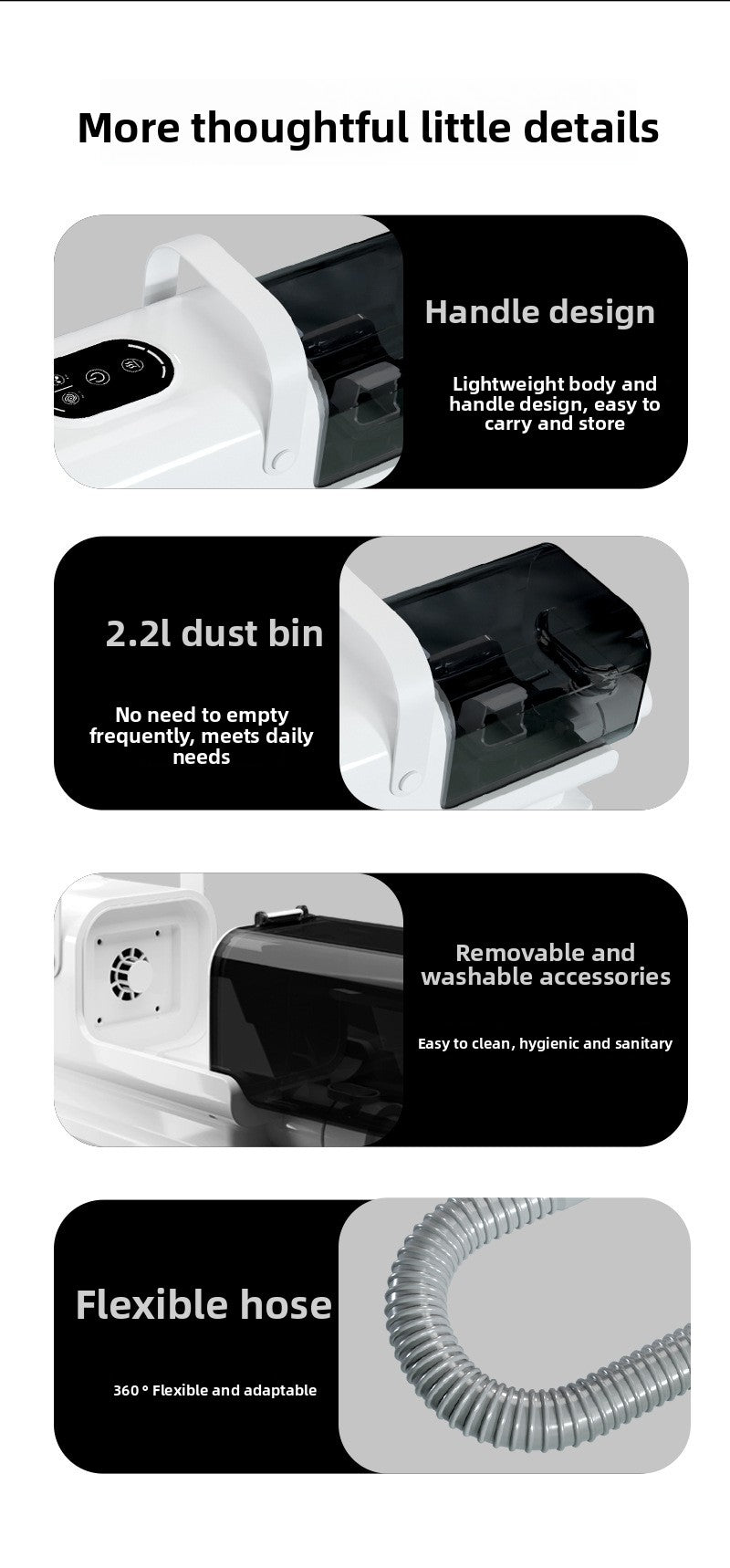 Dog Grooming Vacuum Cleaner Kit 11000PA High Power Pet Hair Remover for Shedding