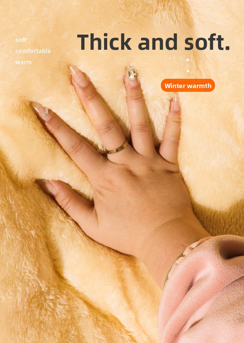 Winter Warm Thickened Dog Bed Cat Nest Chew Resistant Pet Mat for Cold Weather