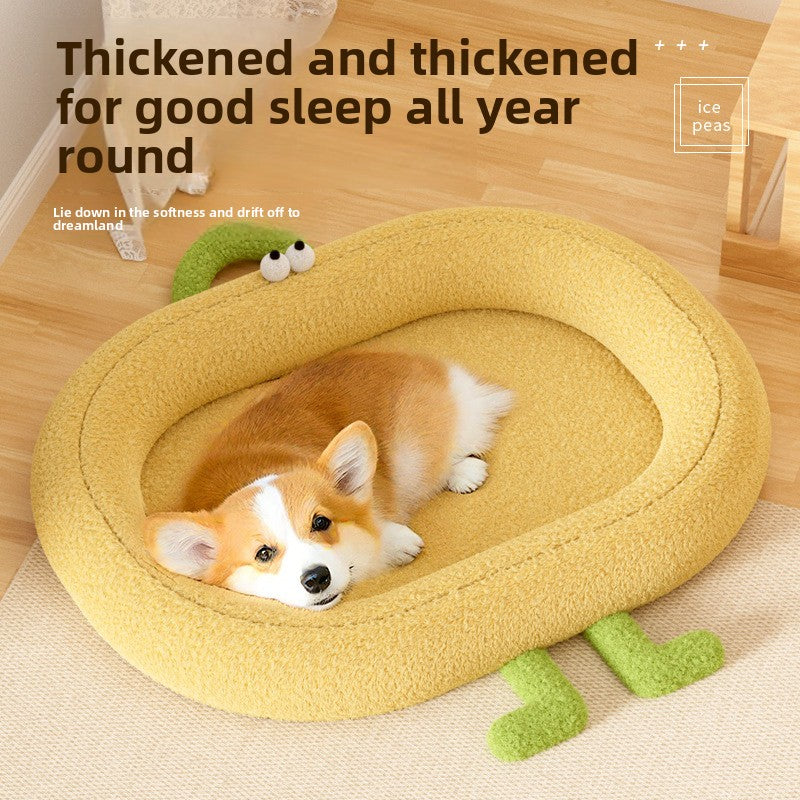 All Season Cat Bed Winter Warm Cat Sofa Cushion Pet Nest for Indoor Cats Cozy Sleeping Pad