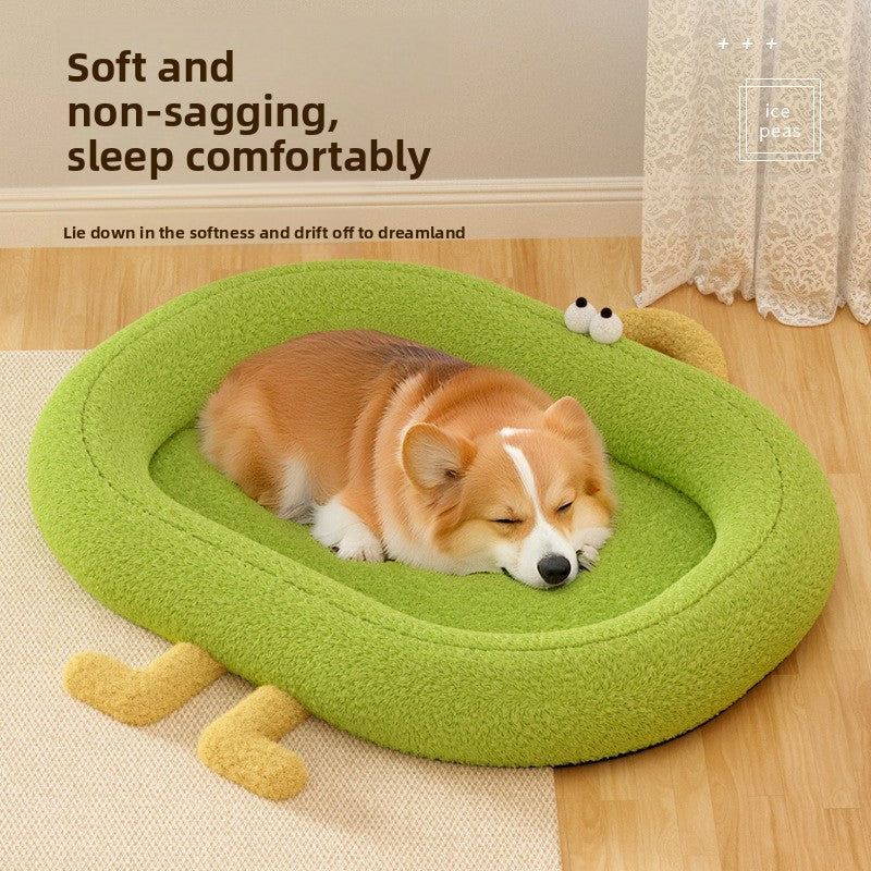 All Season Cat Bed Winter Warm Cat Sofa Cushion Pet Nest for Indoor Cats Cozy Sleeping Pad