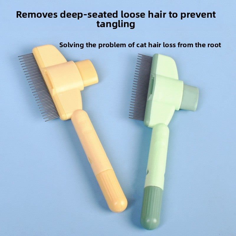 Pet Hair Care Brush for Dogs and Cats Universal Grooming Tool Removes Loose Fur and Tangles