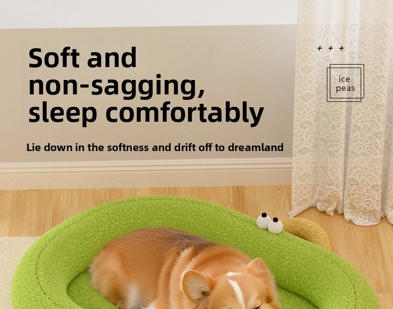 All Season Cat Bed Winter Warm Cat Sofa Cushion Pet Nest for Indoor Cats Cozy Sleeping Pad