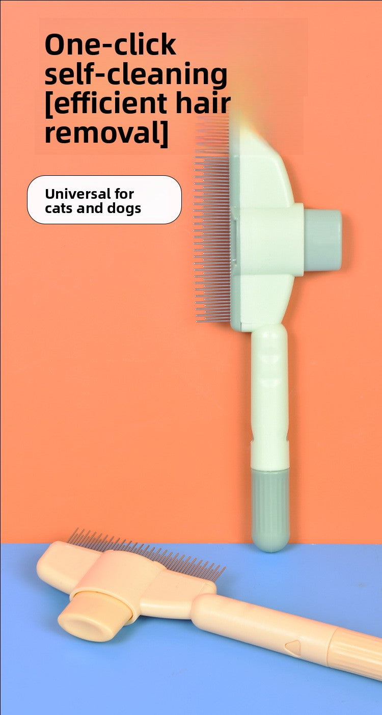 Pet Hair Care Brush for Dogs and Cats Universal Grooming Tool Removes Loose Fur and Tangles