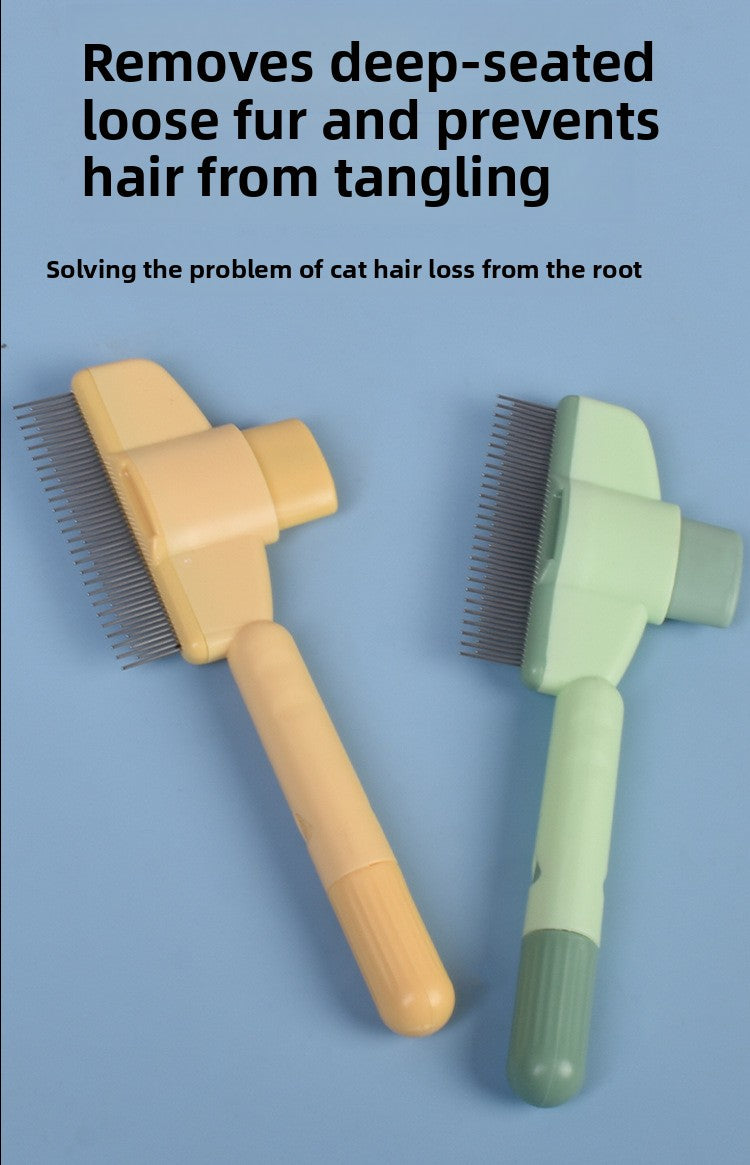 Pet Hair Care Brush for Dogs and Cats Universal Grooming Tool Removes Loose Fur and Tangles