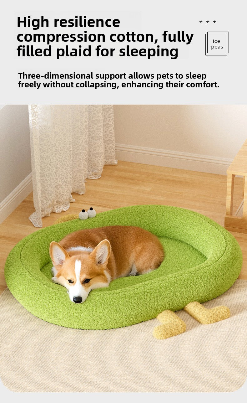 All Season Cat Bed Winter Warm Cat Sofa Cushion Pet Nest for Indoor Cats Cozy Sleeping Pad