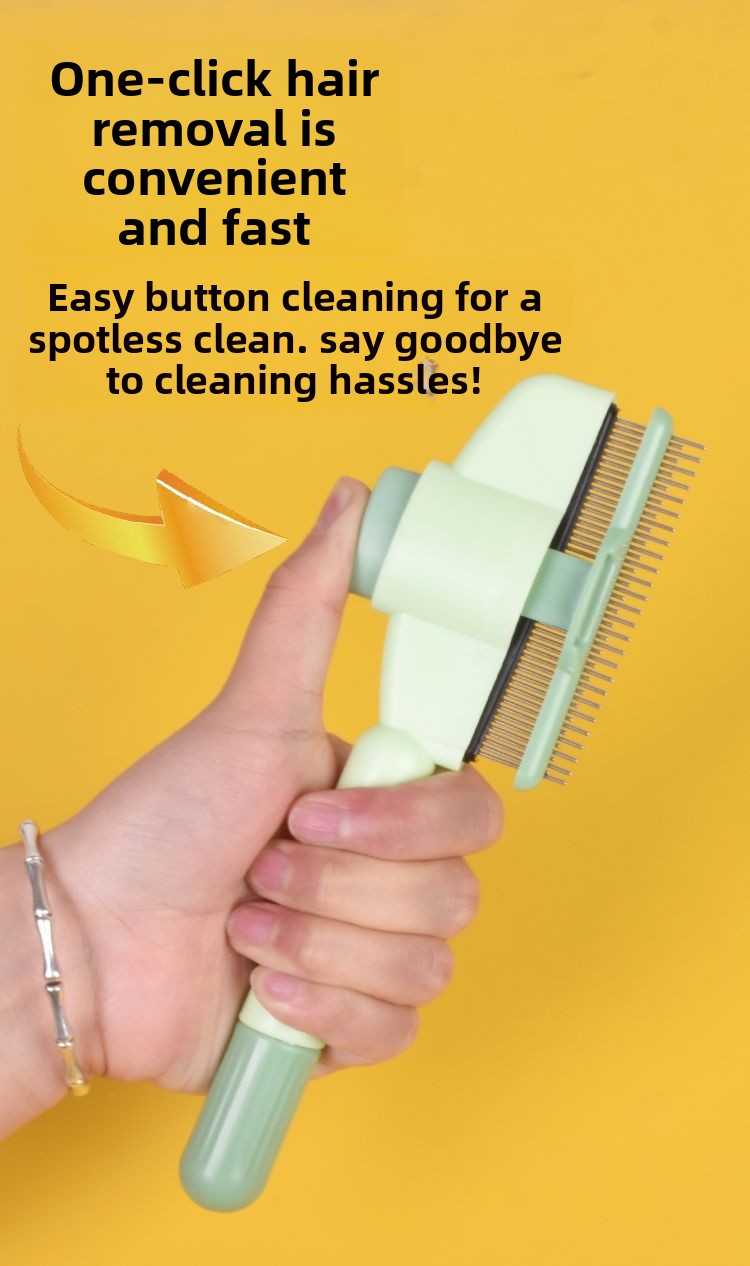 Pet Hair Care Brush for Dogs and Cats Universal Grooming Tool Removes Loose Fur and Tangles