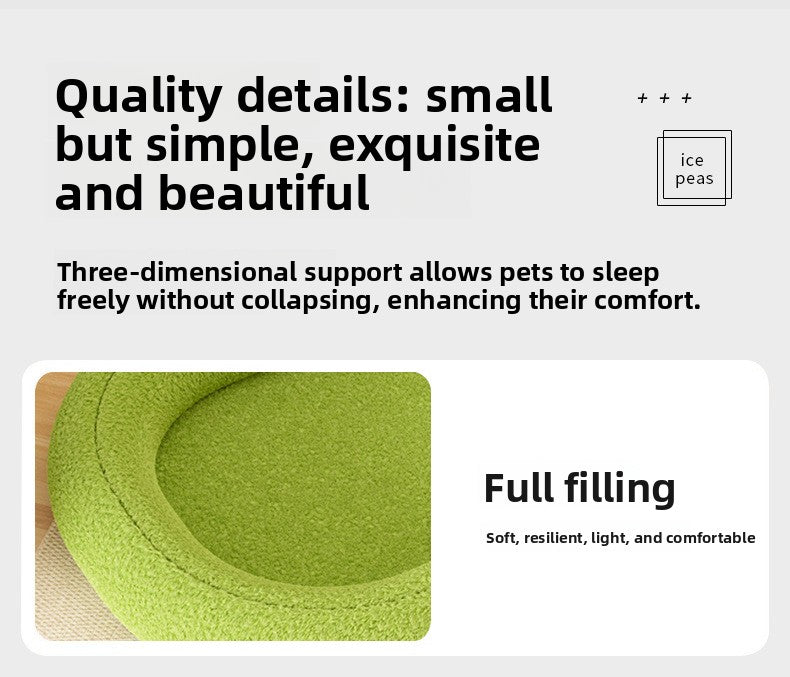 All Season Cat Bed Winter Warm Cat Sofa Cushion Pet Nest for Indoor Cats Cozy Sleeping Pad