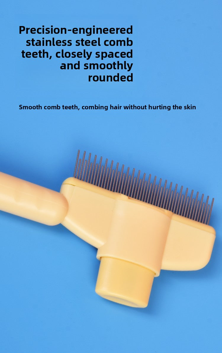 Pet Hair Care Brush for Dogs and Cats Universal Grooming Tool Removes Loose Fur and Tangles