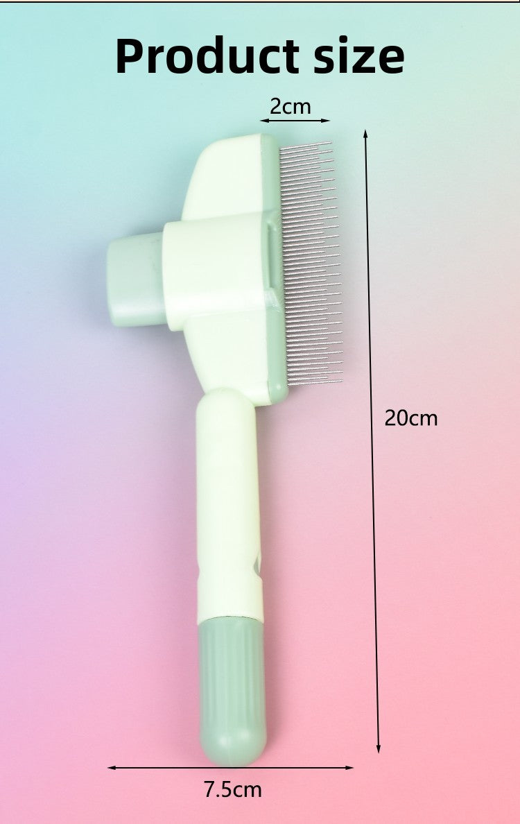 Pet Hair Care Brush for Dogs and Cats Universal Grooming Tool Removes Loose Fur and Tangles