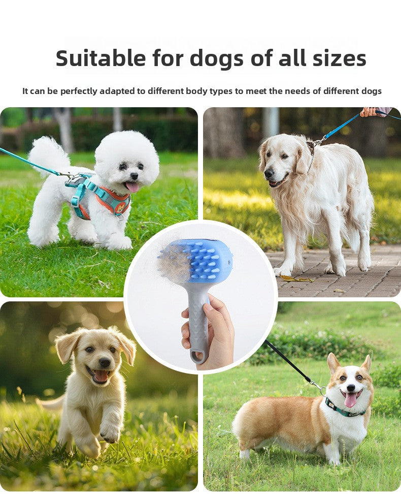 Dual Sided Pet Grooming Brush for Dogs Cats Massage Bath Shedding Deshedding Comb Professional Pet Care Tool