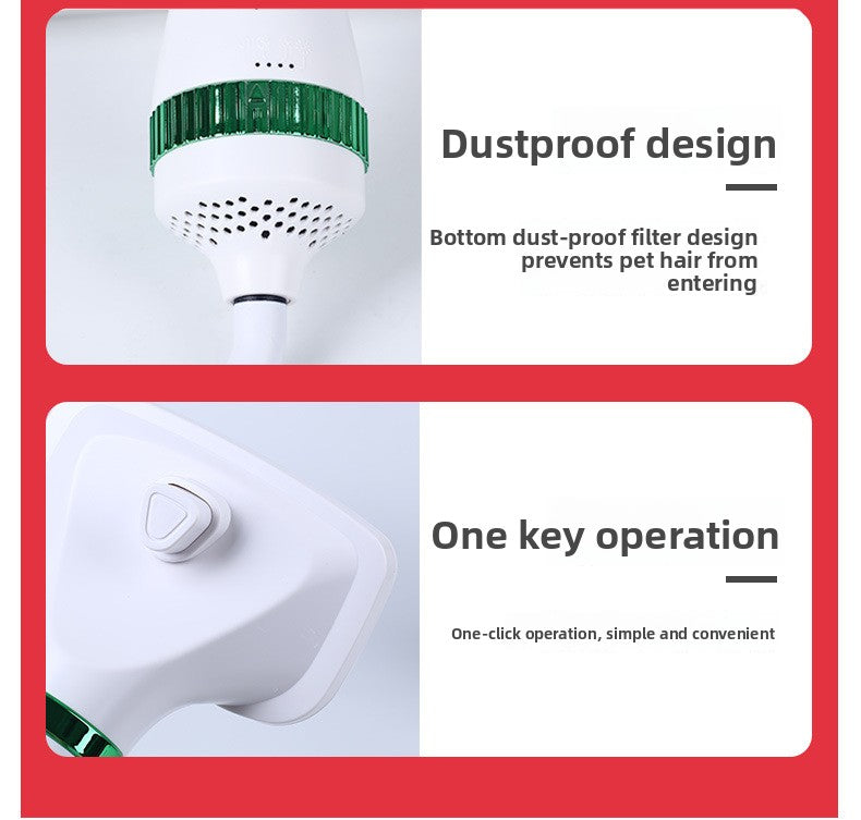 Smart Pet Hair Dryer Brush with Hot Air Fast Drying Combing and Grooming for Dogs Cats